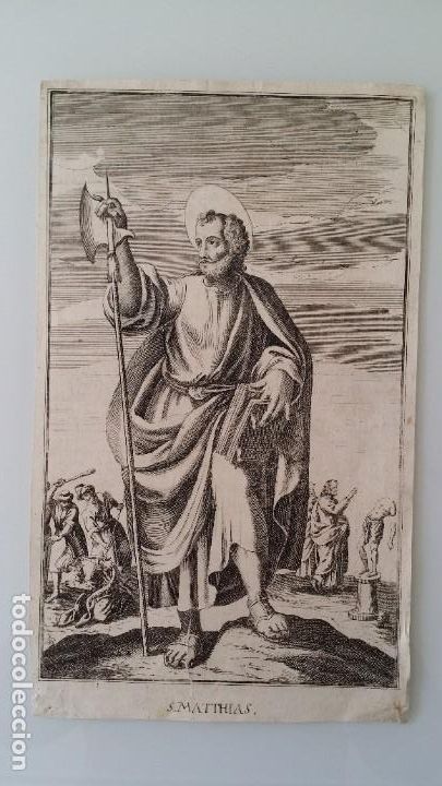 Arte: SAN MATIAS, grabado de 1670 - Foto 2