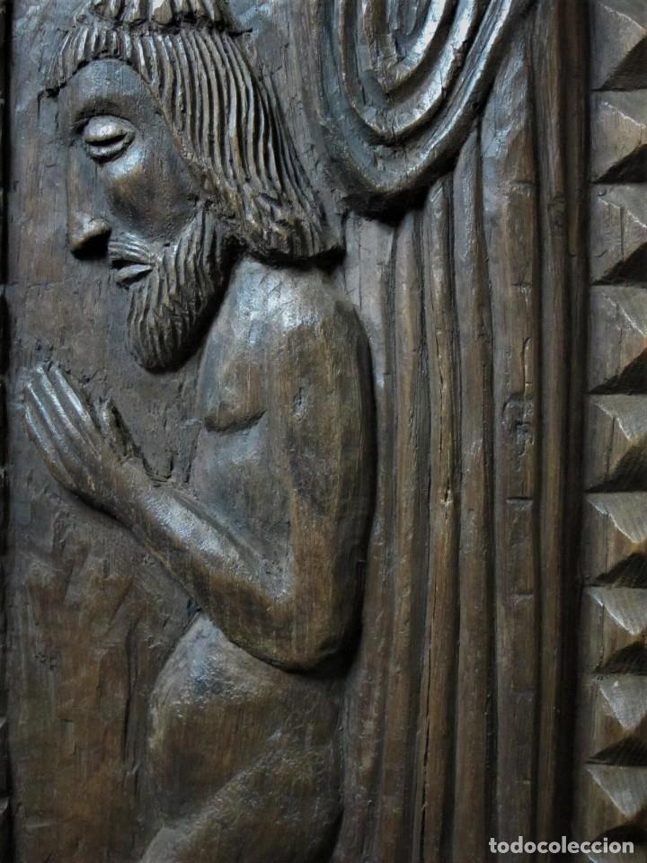 Arte: TABLA TALLADA EL BAUTISMO DE JESUS - Foto 3