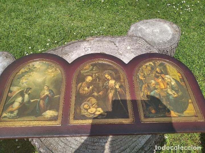 Arte: Triptico religioso : La natividad - Foto 1
