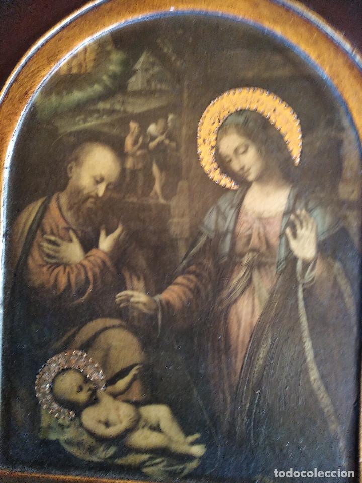 Arte: Triptico religioso : La natividad - Foto 8