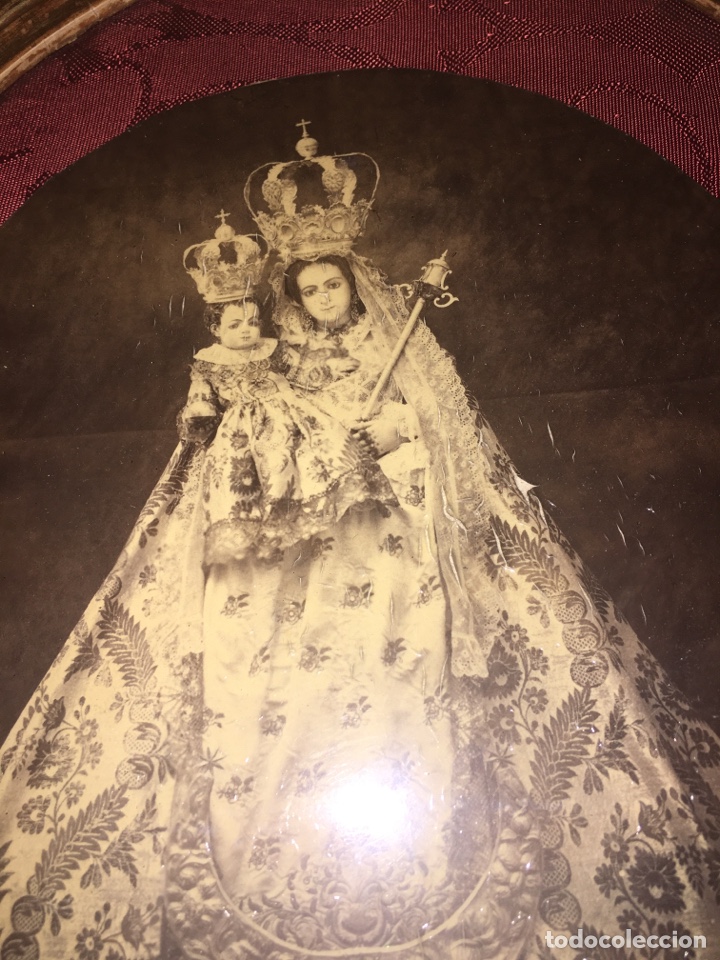 Arte: BONITO CUADRO OVALADO CON VIRGEN - Foto 4