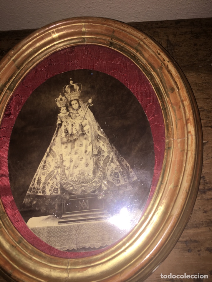 Arte: BONITO CUADRO OVALADO CON VIRGEN - Foto 5