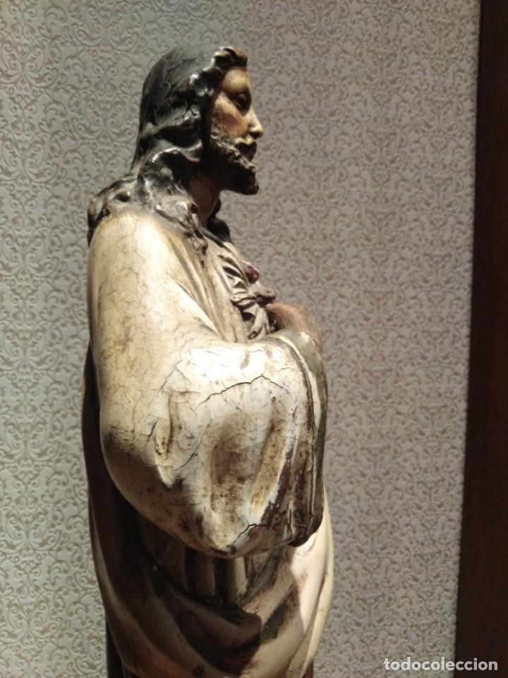Arte: Antiguo Sagrado coraz&oacute;n de Jes&uacute;s de olot - Foto 4