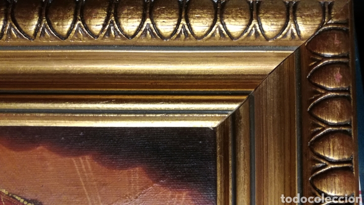 Arte: CUADRO CON PINTURA ESCUELA COLONIAL - Foto 10