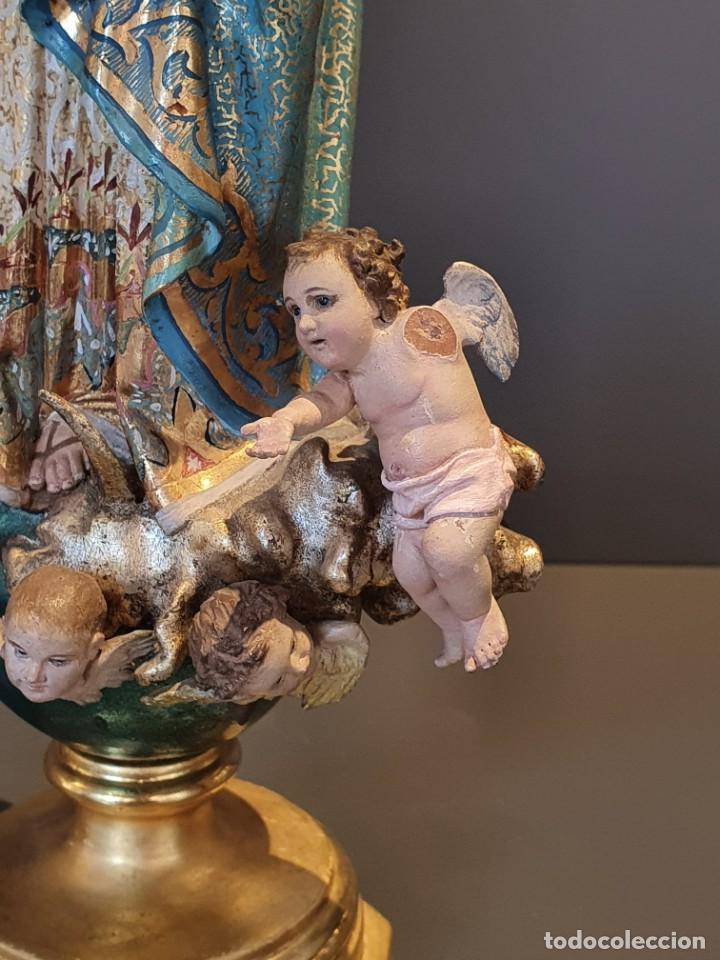 Arte: INMACULADA S.XIX , POLICROMADA - Foto 6