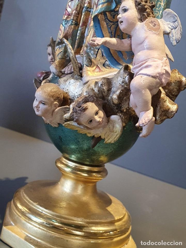 Arte: INMACULADA S.XIX , POLICROMADA - Foto 8