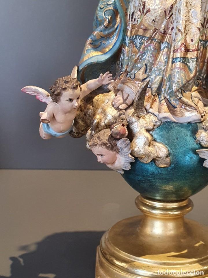 Arte: INMACULADA S.XIX , POLICROMADA - Foto 9
