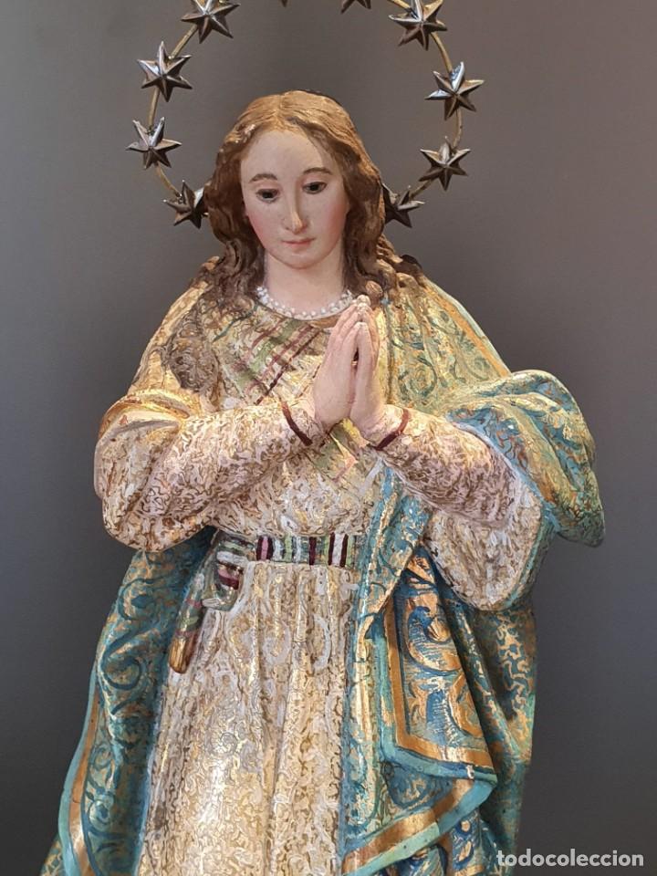 Arte: INMACULADA S.XIX , POLICROMADA - Foto 10