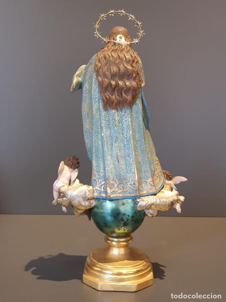 Arte: INMACULADA S.XIX , POLICROMADA - Foto 14