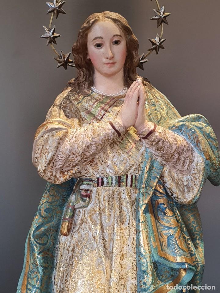 Arte: INMACULADA S.XIX , POLICROMADA - Foto 15