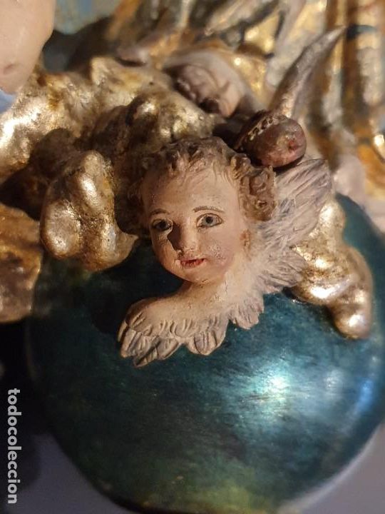 Arte: INMACULADA S.XIX , POLICROMADA - Foto 2