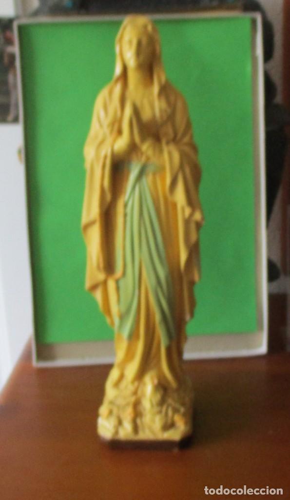 Arte: ESTATUA de la VIRGEN - fluorescente - Foto 1