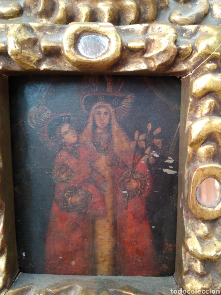 Arte: Cuadro religioso, virgen - Foto 2