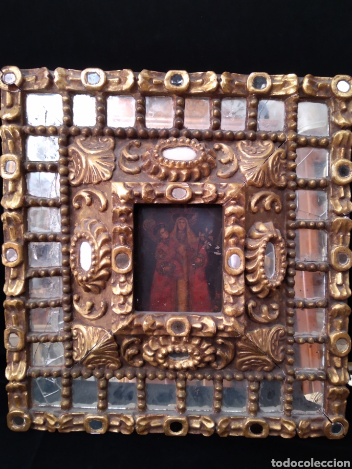 Arte: Cuadro religioso, virgen - Foto 1
