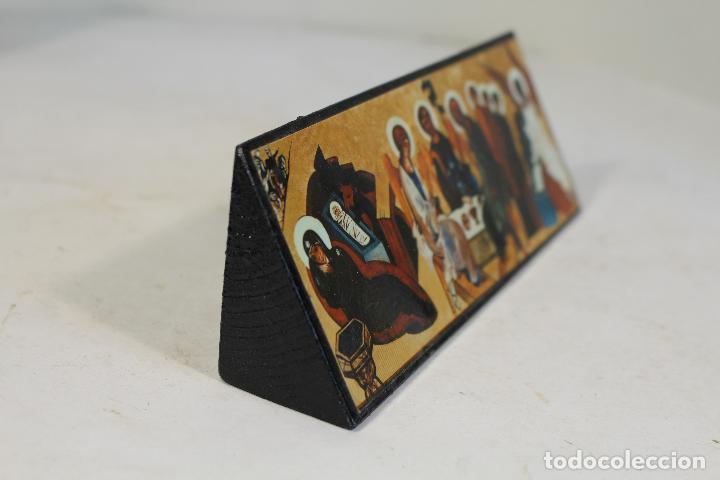 Arte: icono litografia sobre madera - Foto 2