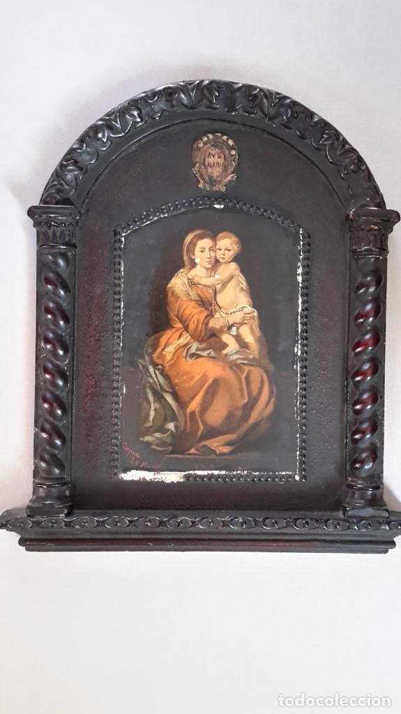 Arte: Retablo de yeso policromado - Foto 4