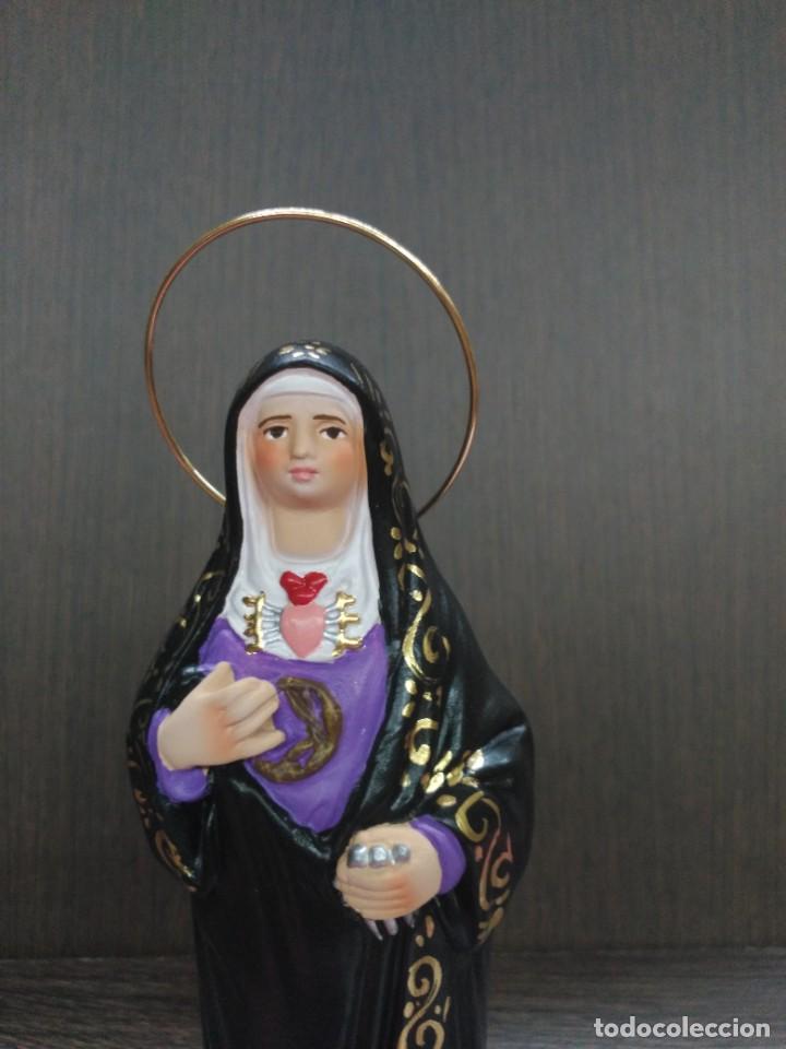 Arte: FIGURA Virgen Dolorosa - Foto 2