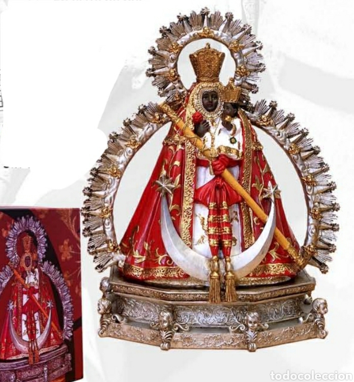 Arte: VIRGEN DE LA CABEZA 25 CM NUEVA - Foto 1