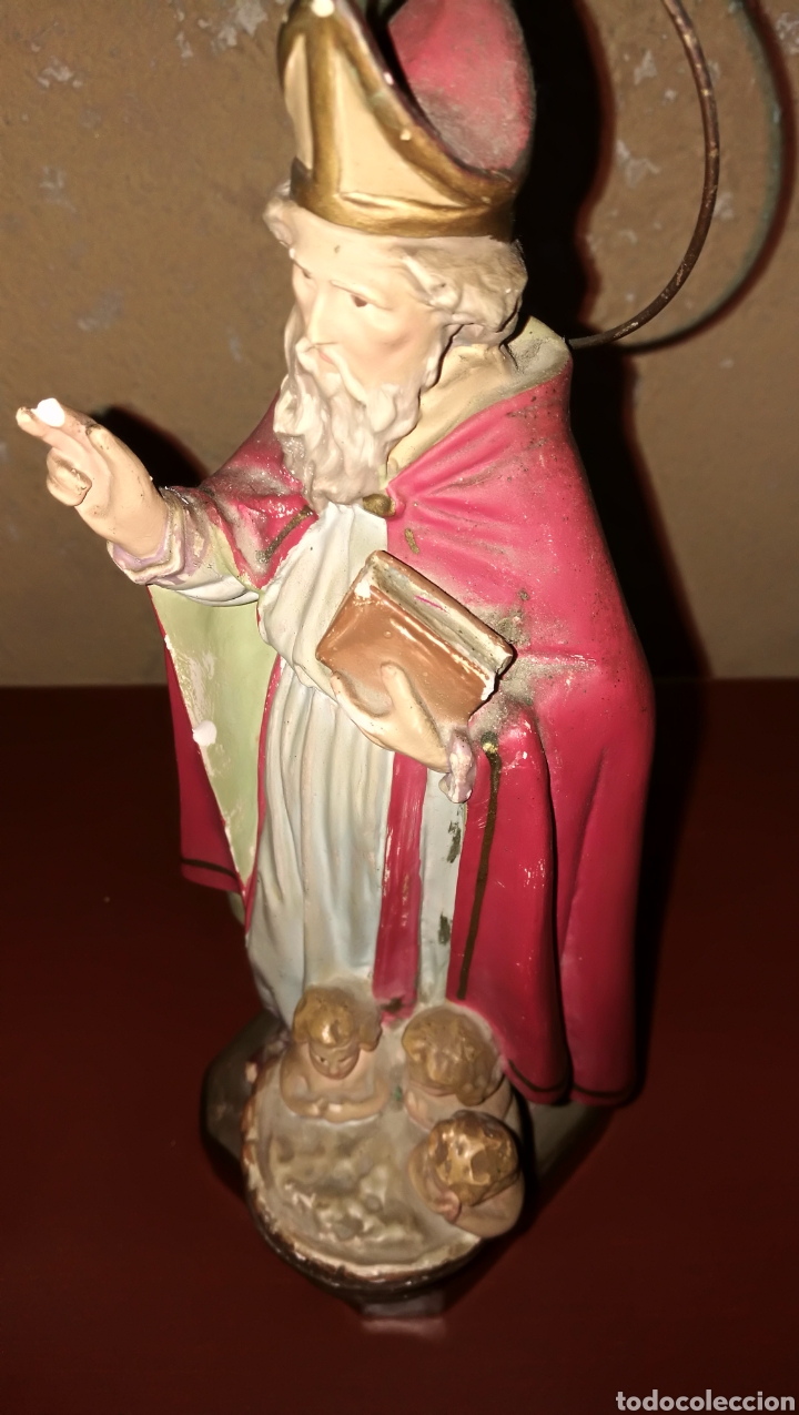 Arte: ANTIGUA FIGURA SANTO - Foto 2
