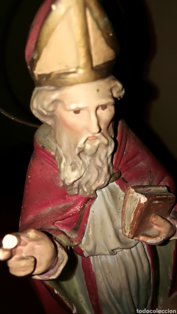 Arte: ANTIGUA FIGURA SANTO - Foto 4