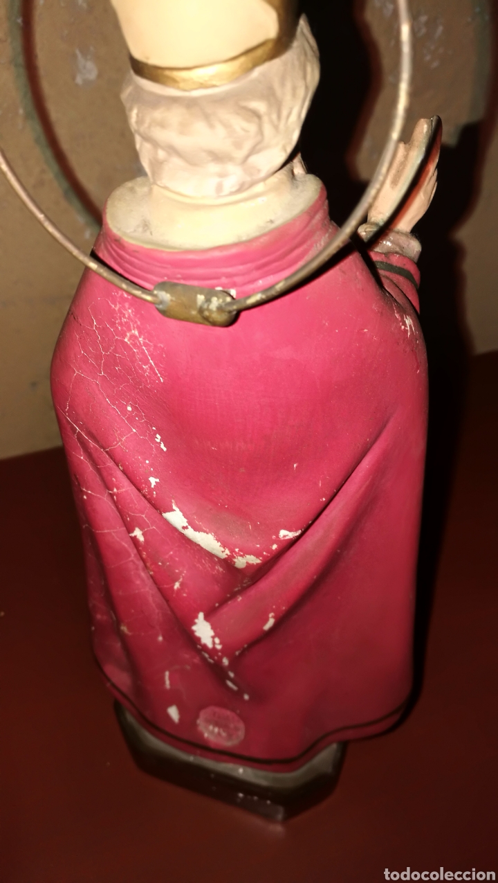 Arte: ANTIGUA FIGURA SANTO - Foto 5