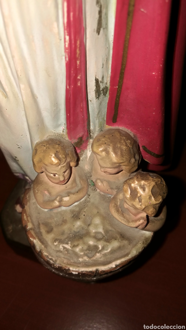 Arte: ANTIGUA FIGURA SANTO - Foto 6