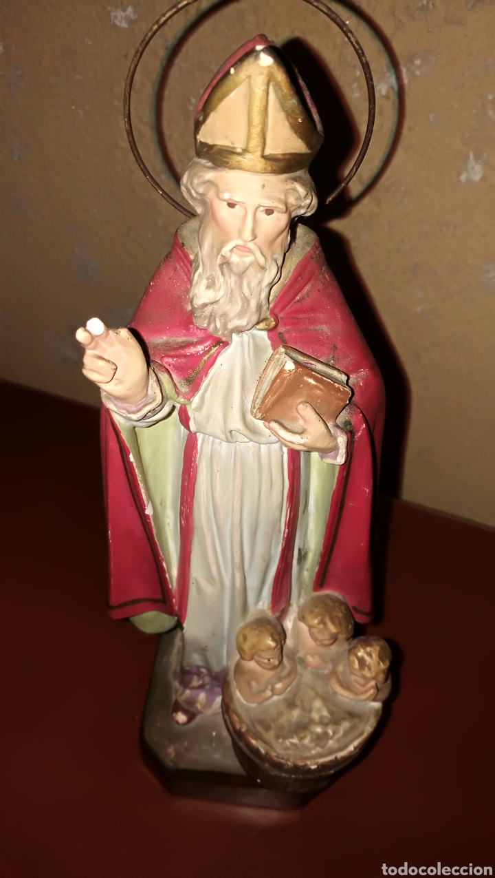 Arte: ANTIGUA FIGURA SANTO - Foto 1