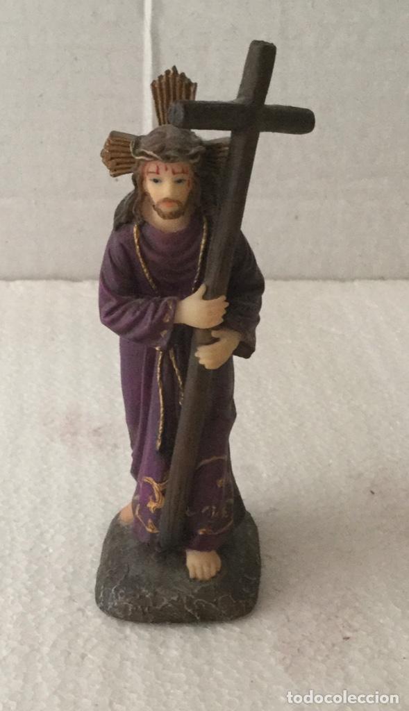 Arte: Cristo con cruz. 9 cms. AX - Foto 1