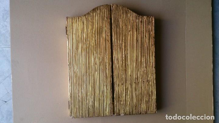 Arte: BONITO TRIPTICO DORADO RELIGIOSO - Foto 6