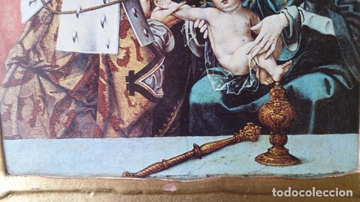 Arte: BONITO TRIPTICO DORADO RELIGIOSO - Foto 8