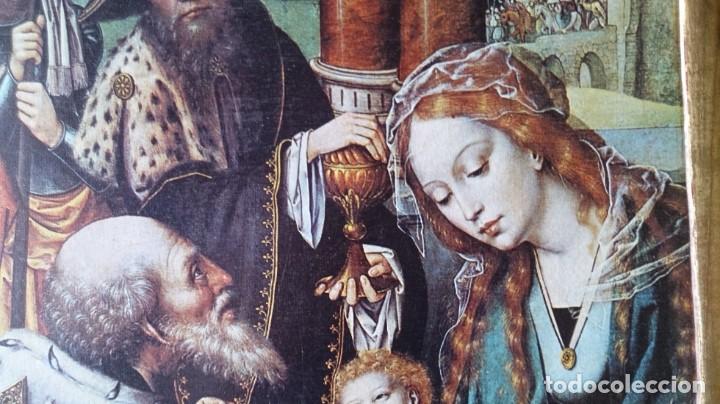 Arte: BONITO TRIPTICO DORADO RELIGIOSO - Foto 10