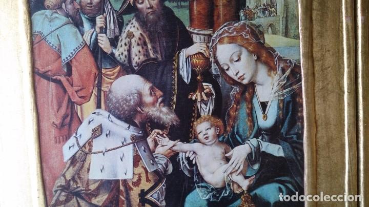 Arte: BONITO TRIPTICO DORADO RELIGIOSO - Foto 16