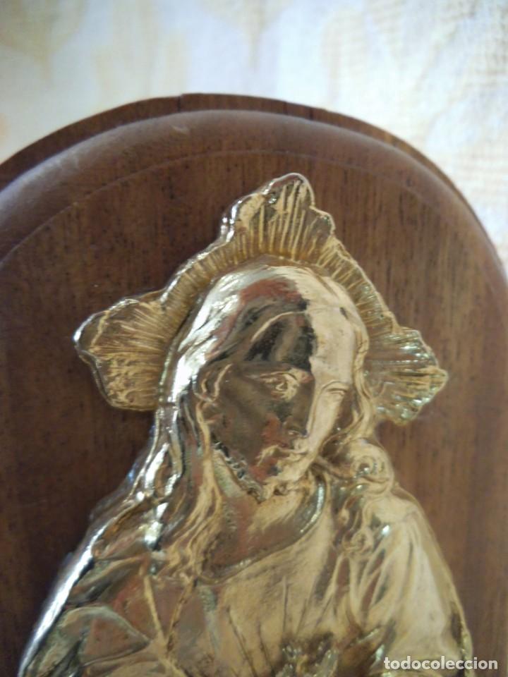 Arte: RETABLO RELIGIOSO- MINI. CORAZ&Oacute;N DE JES&Uacute;S - Foto 2