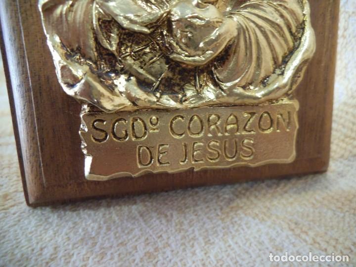 Arte: RETABLO RELIGIOSO- MINI. CORAZ&Oacute;N DE JES&Uacute;S - Foto 3