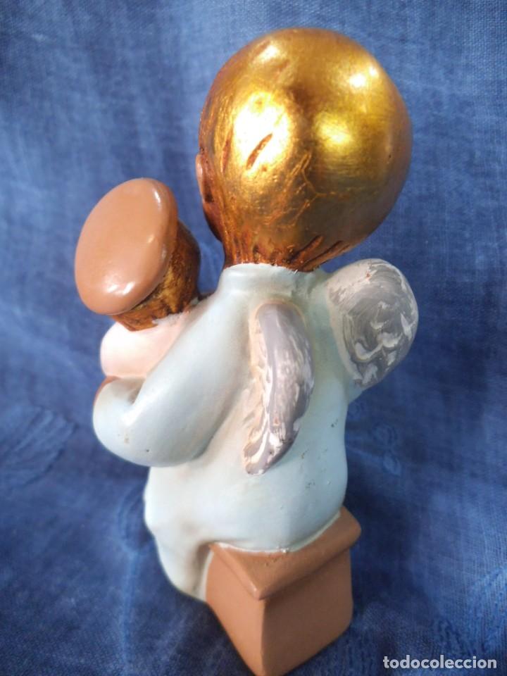 Arte: ANGELITOS TERRACOTA -COMIENDO- - Foto 4