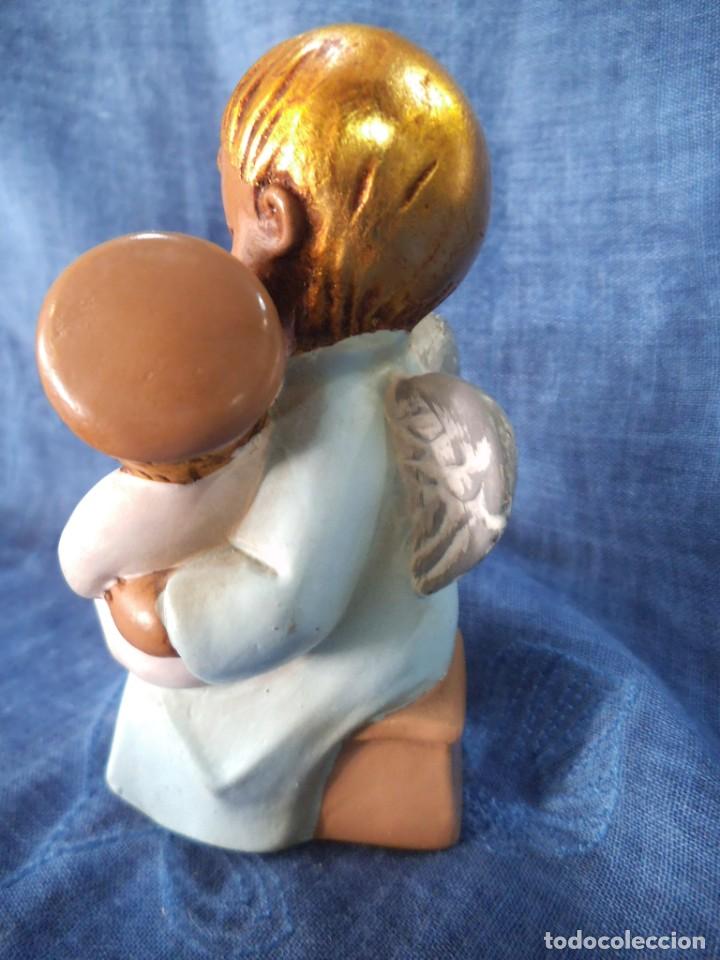 Arte: ANGELITOS TERRACOTA -COMIENDO- - Foto 5