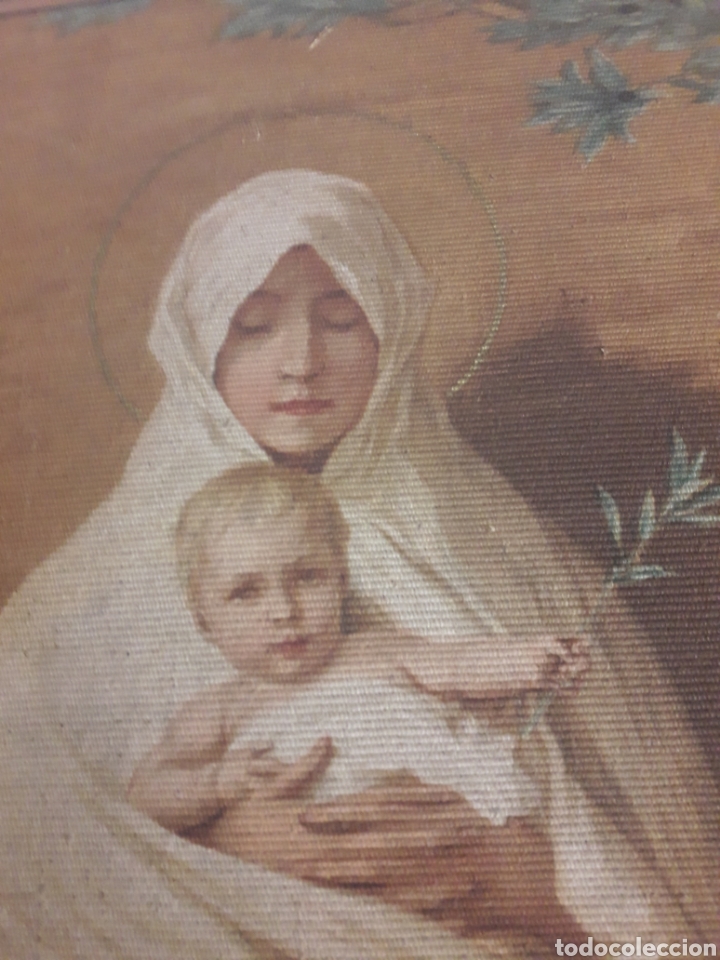Arte: Antiguo tapiz sigloXIX - Foto 2