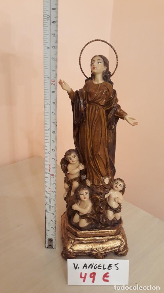 Arte: Virgen de Los Angeles (22 cm) - Foto 2