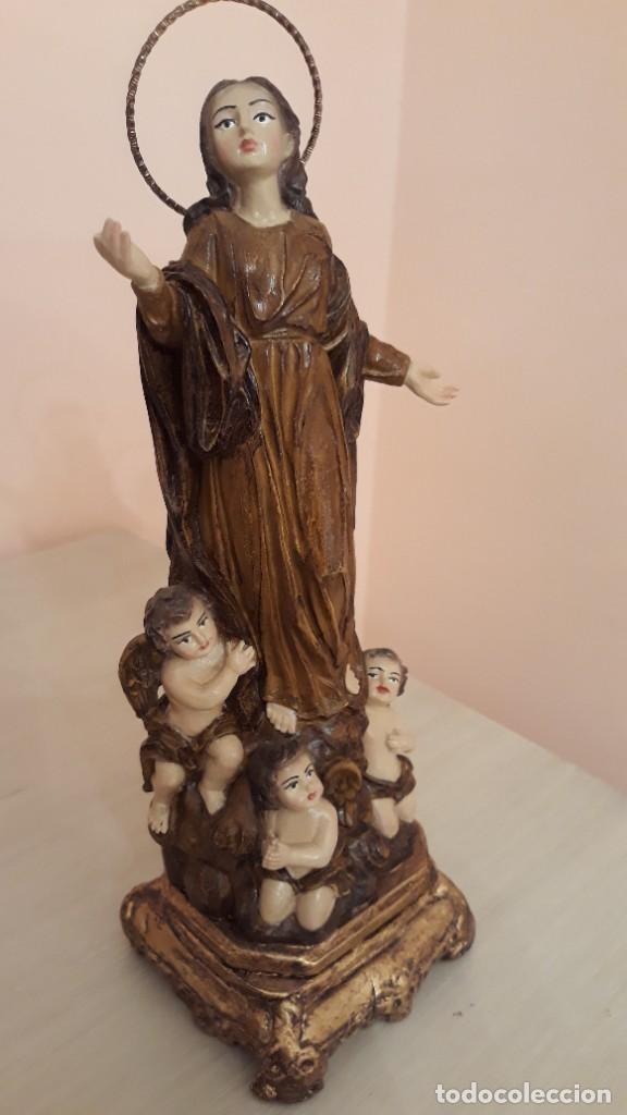 Arte: Virgen de Los Angeles (22 cm) - Foto 3