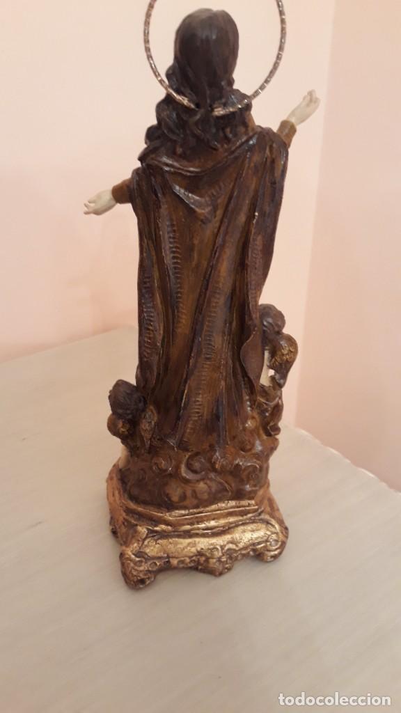 Arte: Virgen de Los Angeles (22 cm) - Foto 5