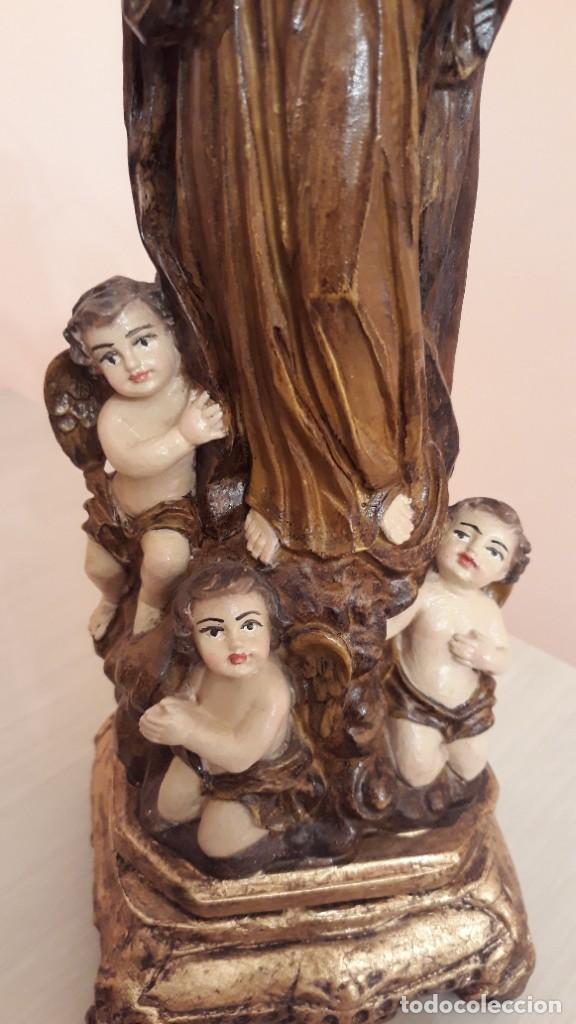 Arte: Virgen de Los Angeles (22 cm) - Foto 6