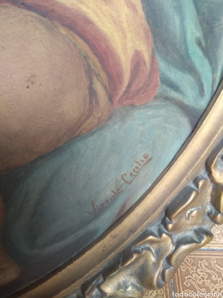 Arte: &Oacute;leo Sobre Lienzo Virgen de la Silla - Foto 17