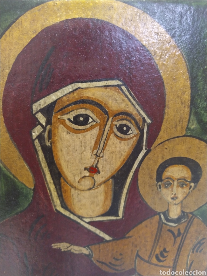 Arte: Icono religioso cuadro - Foto 2