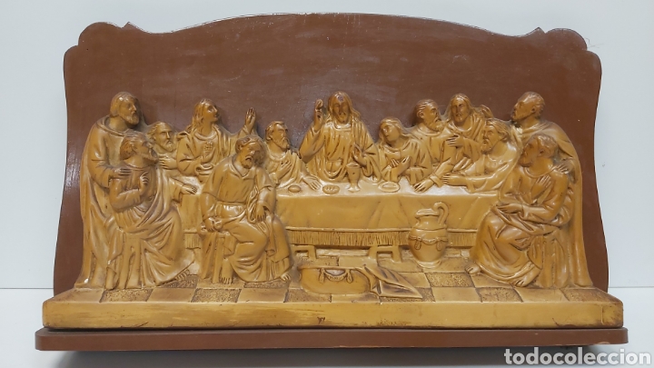 Arte: Escena &Uacute;ltima cena en estuco - Foto 1