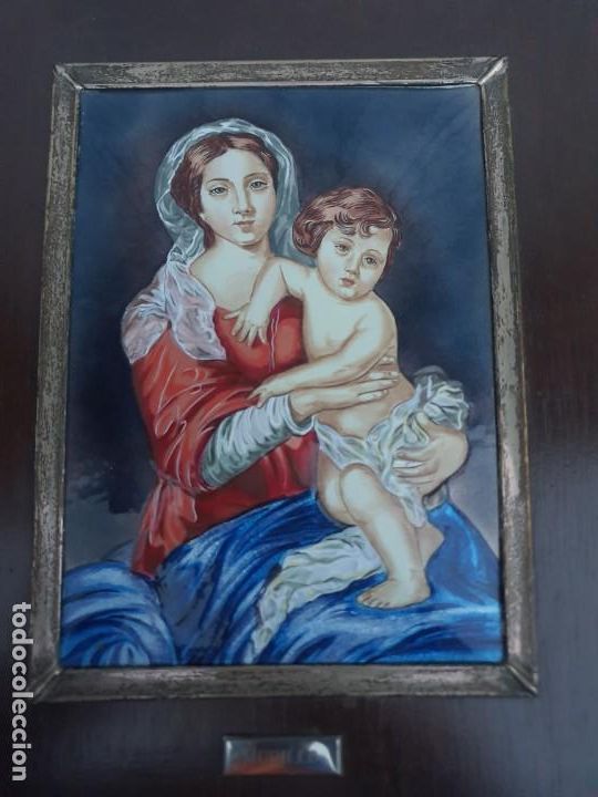 Arte: Cuadro ESMALTE representando obra Murillo con plata - Foto 2