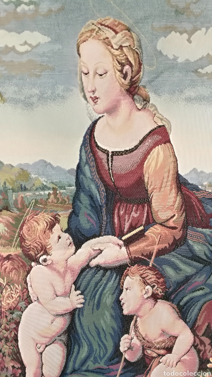 Arte: PRECIOSO TAPIZ RELIGIOSO - Foto 9