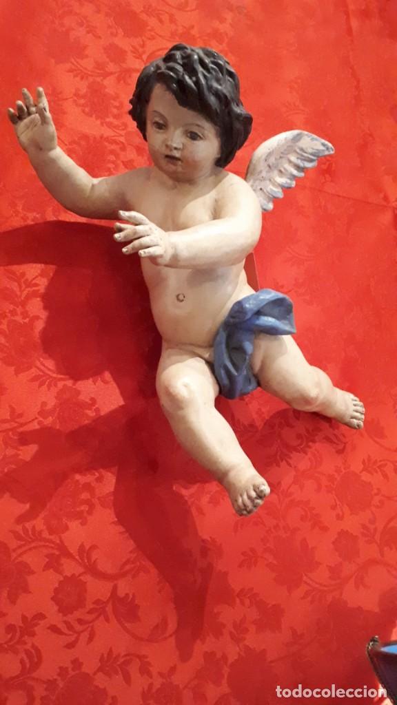 Arte: &Aacute;ngel. Siglo XVIII. - Foto 1