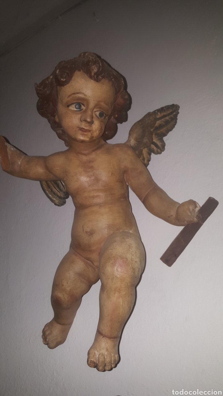 Arte: GRAN ANGELOTE QUERUBIN ALADO - Foto 1