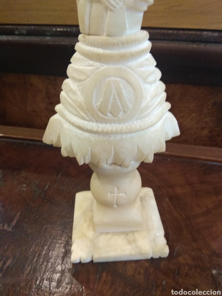 Arte: Virgen del Pilar - Alabastro - - Foto 5
