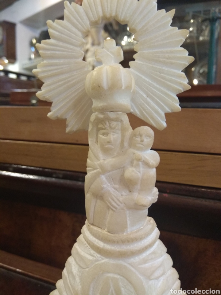 Arte: Virgen del Pilar - Alabastro - - Foto 6